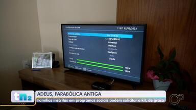 Saiba quais antenas devem ser trocadas para receber o sinal digital - Quem assiste à TV aberta por meio de uma antena parabólica tradicional, do modelo mais antigo, vai ter que substituir por outra para não perder o sinal. E, para quem faz parte de algum projeto social essa troca é de graça.