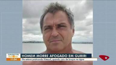 Homem de 69 anos morre afogado em Praia de Guriri, no ES - Assista a aseguir.