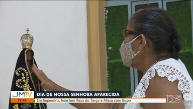 Imperatriz celebra dia de Nossa Senhora Aparecida - Homenagens a Padroeira do Brasil começaram no início da manhã desta terça-feira (12) com a celebração da Santa Missa na cidade.