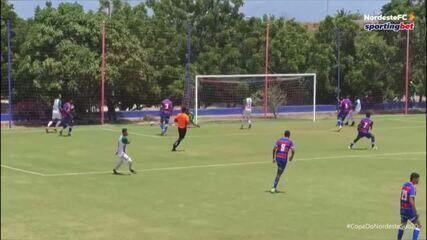 Os lances de Fortaleza 1 x 1 Fluminense-PI pela 4ª rodada da Copa do Nordeste sub-20