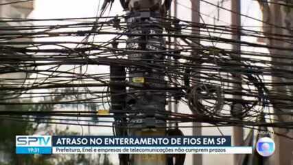 Projeto de enterramento de fios na capital está atrasado desde 2018