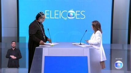 Debate para presidente na Globo: Soraya Thronicke (União Brasil) pergunta para Padre Kelmon (PTB) sobre mortes na pandemia