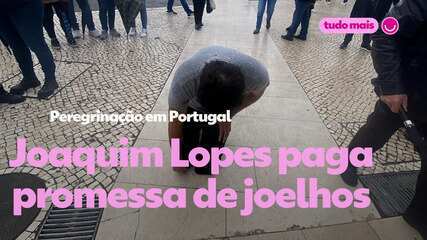 Joaquim Lopes faz peregrinação de joelhos em Portugal