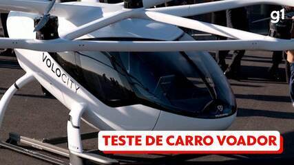 ‘Carro voador’ que será usado nos Jogos Olímpicos de Paris 2024 faz primeiro voo teste