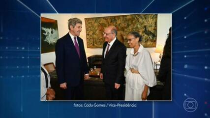 John Kerry se reúne com Alckmin e Marina em Brasília para discutir o combate ao desmatamento e às mudanças climáticas