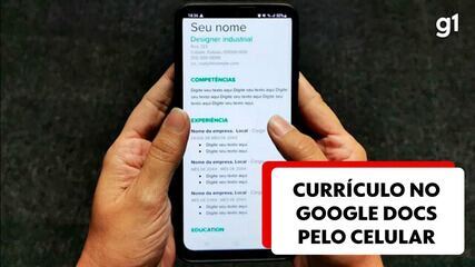 Como fazer currículo no celular usando o Documentos Google