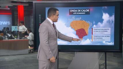 Última semana do inverno tem nova onda de calor pelo Brasil