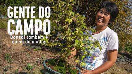 Gente do Campo: Bonsai também é coisa de mulher