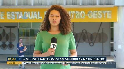 6 mil estudantes prestam vestibular na Unicentro