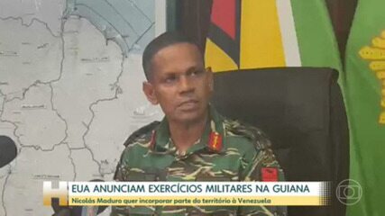 EUA anunciam exercícios militares na Guiana após Venezuela aprovar anexação de território