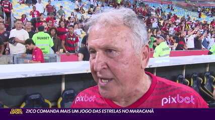 Zico comanda mais um Jogo das Estrelas no Maracanã