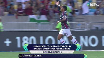 Fluminense recusa proposta de R$ 53 milhões do Lyon por John Kennedy