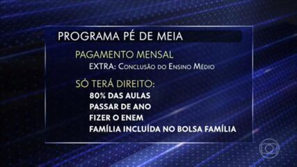 Pé-de-Meia: Lula sanciona programa que prevê poupança para alunos do ensino médio