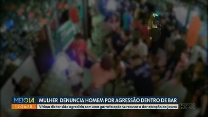 Mulher nega conversa com desconhecido dentro de bar e acaba ferida