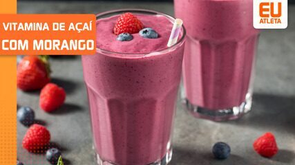 Nutricionistas ensinam a fazer vitamina de açaí, leite de castanhas ou coco e morango