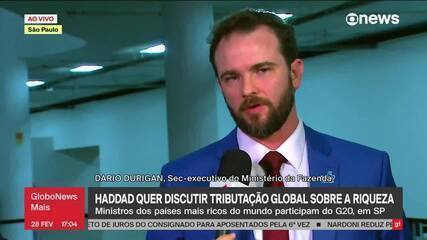 Dario Durigan fala sobre o que pode ser feito para que países tributem os mais ricos