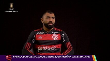 Gabigol sonha ser o maior artilheiro da história da Conembol Libertadores