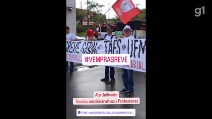 Professores da UFMA entram em greve por tempo indeterminado