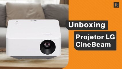 LG CineBeam 4K: tiramos o projetor de imagem portátil da caixa | Unboxing