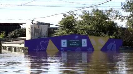 Chuvas afetaram boa parte do sistema de saúde do Rio Grande do Sul