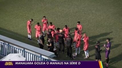 Série D: Manauara goleia o Manaus por 4 a 0