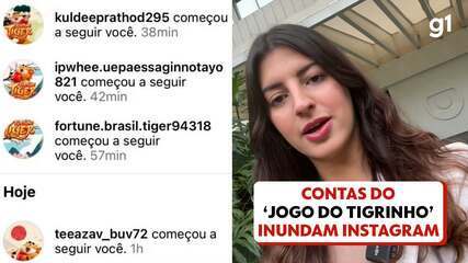 Contas de 'jogo do tigrinho' inundam Instagram