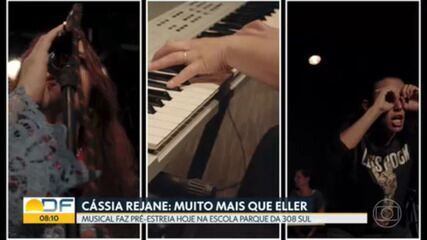 Musical sobre Cássia Eller pré-fama tem pré-estreia hoje em Brasília