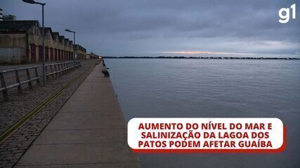 Aumento do nível do mar e salinização da Lagoa dos Patos podem afetar Guaíba