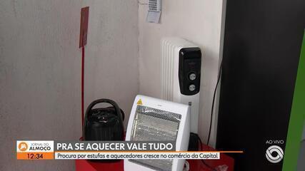 Cresce procura por aquecedores no comércio