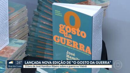 Lançada a nova edição de "O GOSTO DA GUERRA". SP1, 11/07/2024