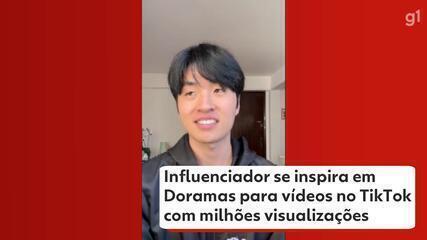 Influenciador se inspira em Doramas para vídeos no TikTok com milhões visualizações