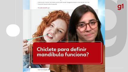 Mascar chiclete fortalece a mandíbula?