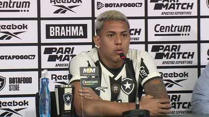 Matheus Martins diz que escolher o Botafogo foi fácil: "Nem pensei duas vezes"