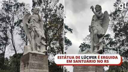 Estátua de Lúcifer é erguida em santuário no RS