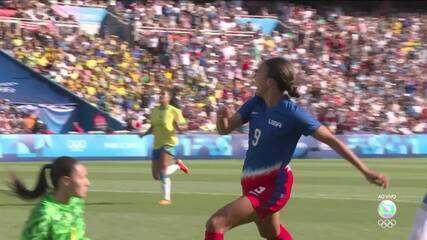 Brasil 0 x 1 Estados Unidos | Melhores momentos | Final do futebol | Jogos de Paris 2024