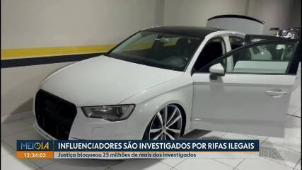 Influenciadores são investigados por rifas ilegais