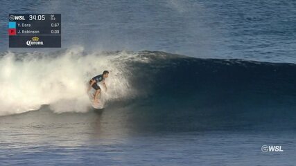 Yago Dora faz em 5.50 na primeira bateria em Fiji