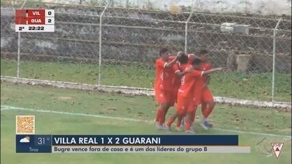 Esporte: Guarani 2x1 Villa Real; veja lances