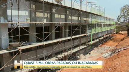 Brasil tem quase 3 mil obras de escolas paradas ou inacabadas