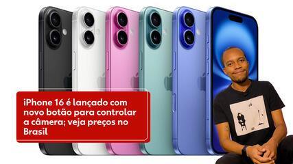 iPhone 16 é lançado com novo botão para controlar a câmera; veja preços no Brasil