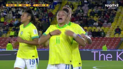 Brasil 3 x 1 Camarões | Melhores momentos | Oitavas de final |Copa do Mundo Feminina Sub20