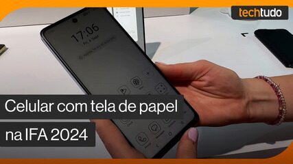 TCL tem celular que 'imita' tela do Kindle; conheça