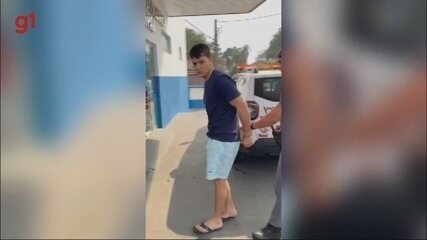 Vídeo mostra prisão de cunhado investigado pela morte de comerciante