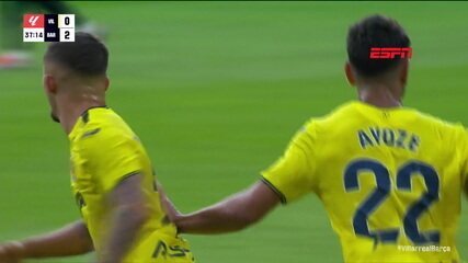 Villarreal 1 x 5 Barcelona | Melhores Momentos | Campeonato Espanhol 2024/25