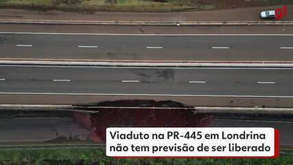 Viaduto na PR-445 em Londrina não tem previsão de ser liberado