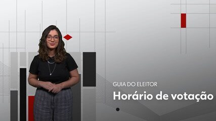 Guia do eleitor: horário de votação