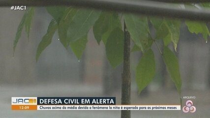 Chuvas acima da média é esperado para os próximos meses no AC devido o fenômeno La Niña