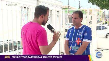 Presidente do Parnahyba é reeleito até 2027