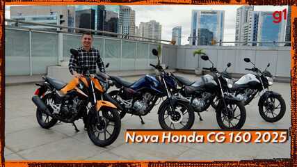 Nova Honda CG 160 2025