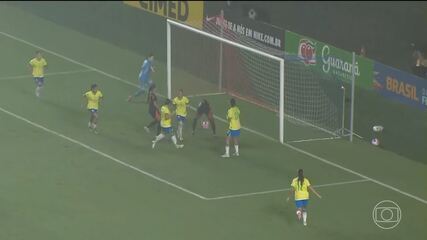 Seleção Brasileira feminina vence a Colômbia por 3 a 1